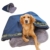 KIOPS Hundeschlafsack Winter Gross mit Kunstlammwolle für Camping und Backpacking, Wetterfester Schlafsack für Hunde, Hundedecke Camping Zelt, Direkt ab Werk - 1